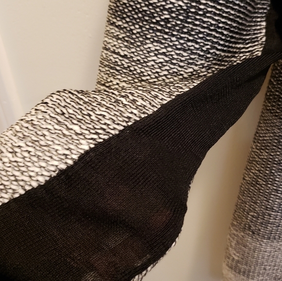 Helmut Lang Black Ombre & Sheer Crewneck Sweater L NWOT - Picture 3 of 12